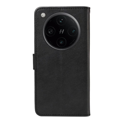 For Oppo Find X8 Pro 5G Case Solid Color Leather Mobile Cover Wallet Stand with Strap