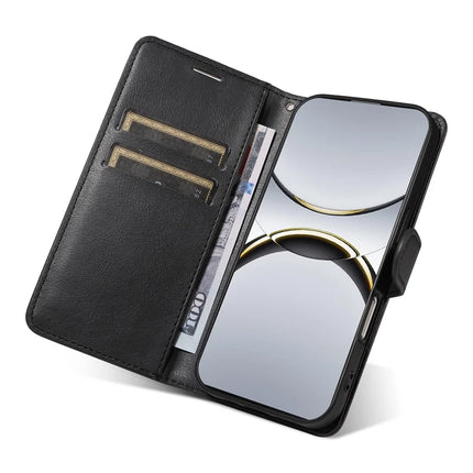 For Oppo Find X8 Pro 5G Case Solid Color Leather Mobile Cover Wallet Stand with Strap