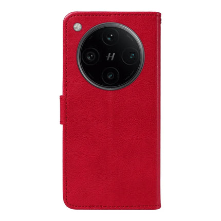 For Oppo Find X8 Pro 5G Case Solid Color Leather Mobile Cover Wallet Stand with Strap
