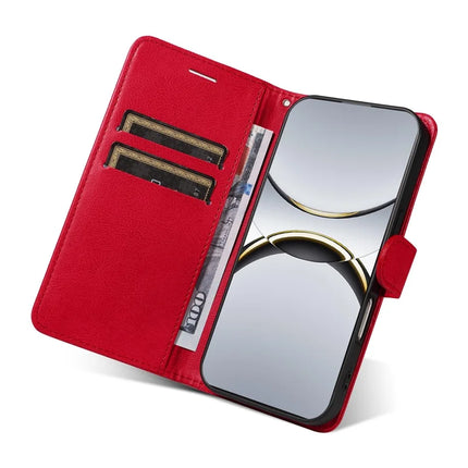 For Oppo Find X8 Pro 5G Case Solid Color Leather Mobile Cover Wallet Stand with Strap