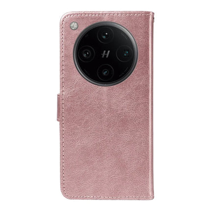For Oppo Find X8 Pro 5G Case Solid Color Leather Mobile Cover Wallet Stand with Strap