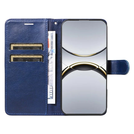 For Oppo Find X8 Pro 5G Case Solid Color Leather Mobile Cover Wallet Stand with Strap
