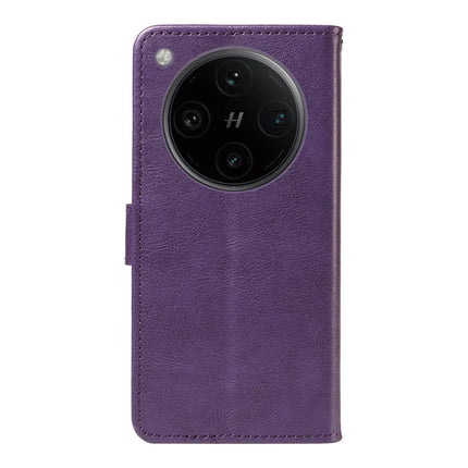 For Oppo Find X8 Pro 5G Case Solid Color Leather Mobile Cover Wallet Stand with Strap