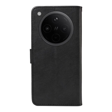 For Oppo Find X8 5G Case Solid Color Leather Mobile Cover Wallet Stand with Strap