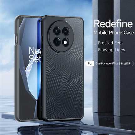 For OnePlus Ace 5 Pro 5G / OnePlus 13R 5G / OnePlus Ace 5 5G Case DUX DUCIS Aimo Series TPU+PC Matte Drop-proof Phone Cover (REACH Certification)