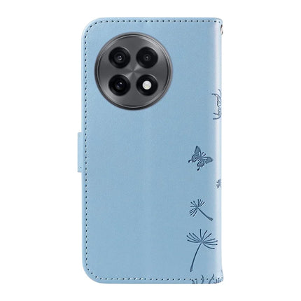 For OnePlus 13R 5G Leather Wallet Case with Strap Dandelion Imprint Phone Stand Cover