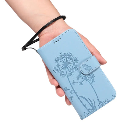 For OnePlus 13R 5G Leather Wallet Case with Strap Dandelion Imprint Phone Stand Cover