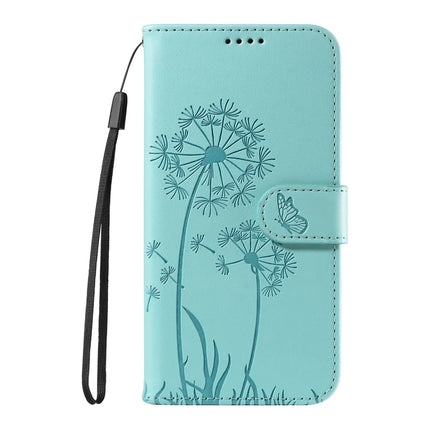 For OnePlus 13R 5G Leather Wallet Case with Strap Dandelion Imprint Phone Stand Cover