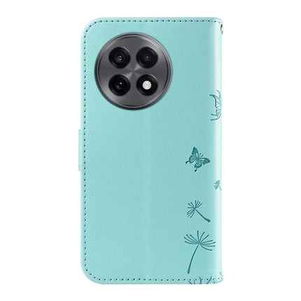 For OnePlus 13R 5G Leather Wallet Case with Strap Dandelion Imprint Phone Stand Cover