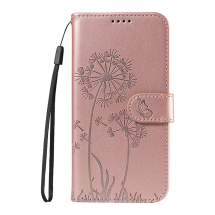 For OnePlus 13R 5G Leather Wallet Case with Strap Dandelion Imprint Phone Stand Cover