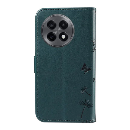 For OnePlus 13R 5G Leather Wallet Case with Strap Dandelion Imprint Phone Stand Cover