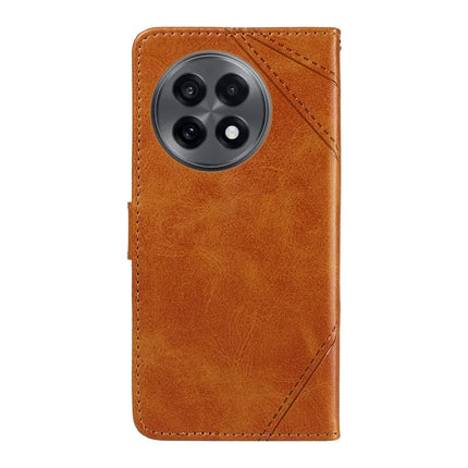 For OnePlus 13R 5G Leather Case Geometric Line Design Wallet Phone Cover with Wrist Strap