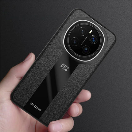 Q.COO For Honor Magic7 Pro 5G Case Shockproof PU Leather + TPU + Acrylic Phone Cover