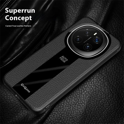 Q.COO For Honor Magic7 Pro 5G Case Shockproof PU Leather + TPU + Acrylic Phone Cover