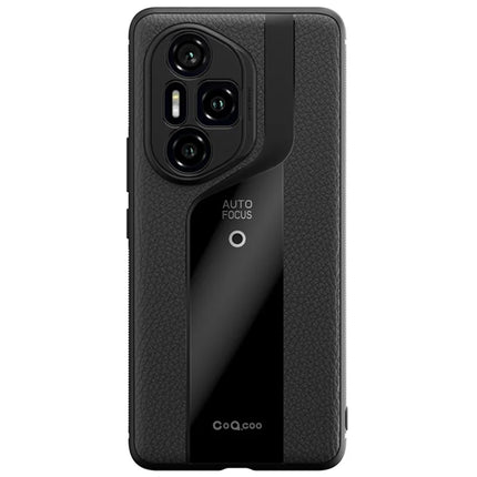 Q.COO For Honor 300 Pro Case Shockproof PU + TPU + Acrylic Phone Cover