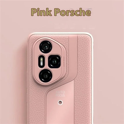Q.COO For Honor 300 Pro Case Shockproof PU + TPU + Acrylic Phone Cover