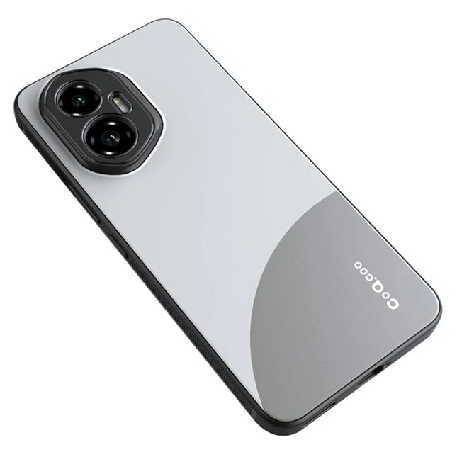 Q.COO For Honor 300 TPU Case Contrast Color Skin-Touch Phone Cover - White