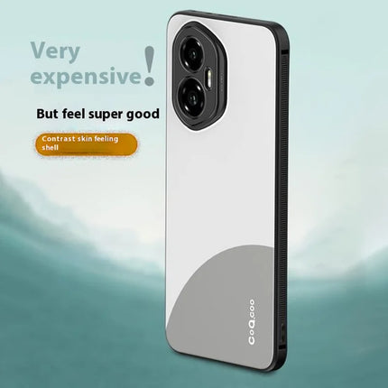 Q.COO For Honor 300 TPU Case Contrast Color Skin-Touch Phone Cover