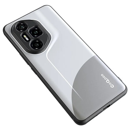 Q.COO For Honor 300 Pro TPU Case Contrast Color Skin-Touch Phone Cover - White