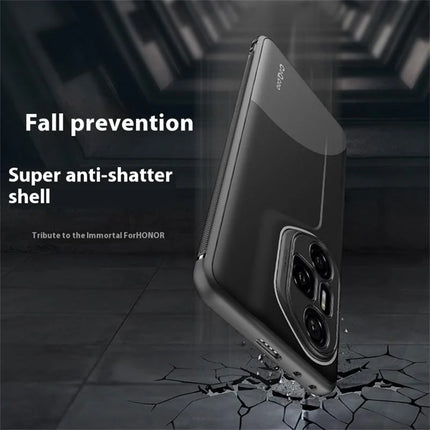 Q.COO For Honor 300 Pro TPU Case Contrast Color Skin-Touch Phone Cover