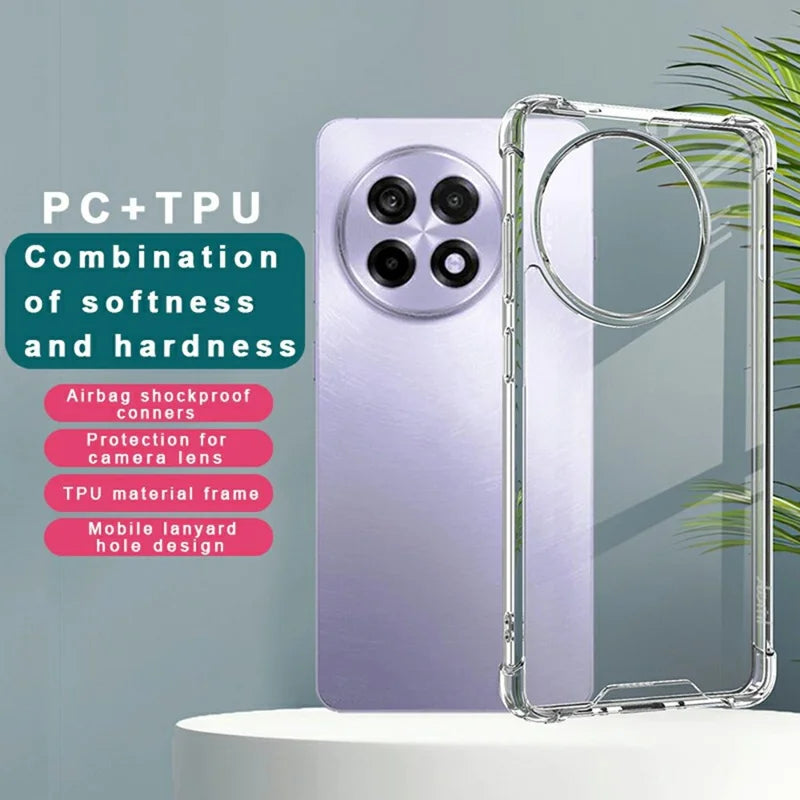 ShopCaseCart Case OnePlus Ace 5 5G / Ace 5 Pro 5G / 13R 5G PC + TPU Impact-resistant Clear Back Guard