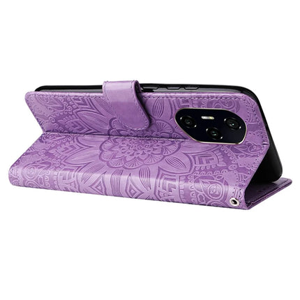 For Honor 300 Pro / 300 Ultra Case Sunflower Imprint Leather Wallet Phone Cover