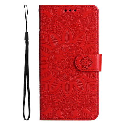 For Realme C75 / 14x 5G Case Sunflower Imprint Leather Wallet Phone Cover