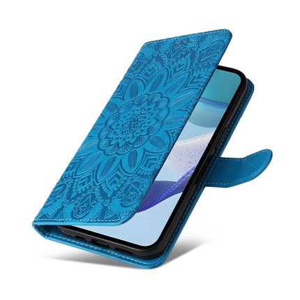 For Realme C75 / 14x 5G Case Sunflower Imprint Leather Wallet Phone Cover
