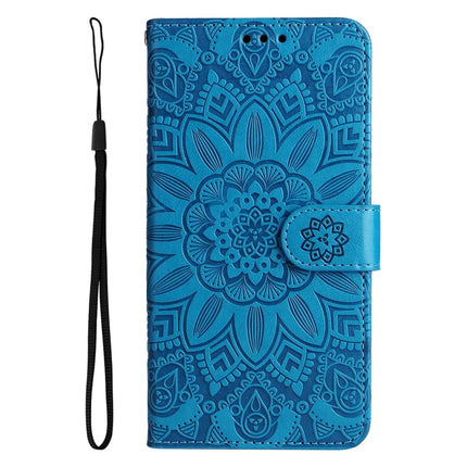For Realme C75 / 14x 5G Case Sunflower Imprint Leather Wallet Phone Cover