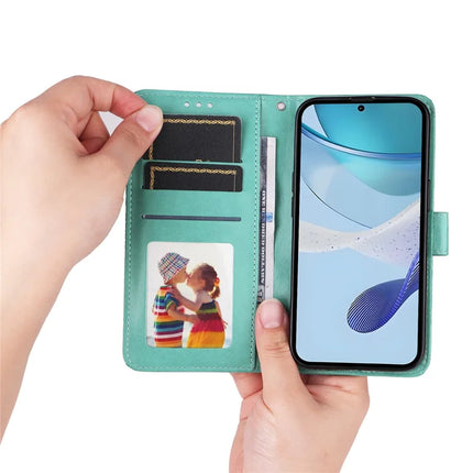 For Realme C75 / 14x 5G Case Sunflower Imprint Leather Wallet Phone Cover