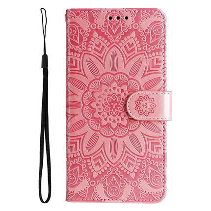 For Realme C75 / 14x 5G Case Sunflower Imprint Leather Wallet Phone Cover