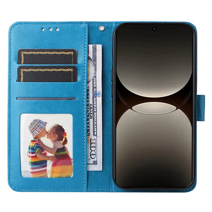 For Realme GT 7 Pro 5G Case Sunflower Imprint Leather Wallet Phone Cover