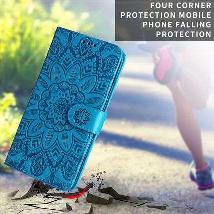 For Realme GT 7 Pro 5G Case Sunflower Imprint Leather Wallet Phone Cover