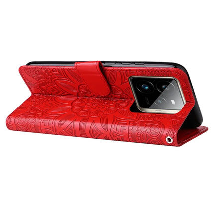 For Realme GT 7 Pro 5G Case Sunflower Imprint Leather Wallet Phone Cover
