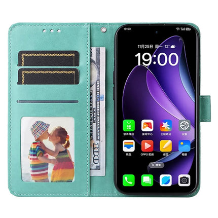 For Oppo Reno13 5G (Global) Case Sunflower Imprint Leather Wallet Phone Cover