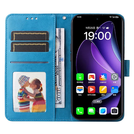 For Oppo Reno13 5G (Global) Case Sunflower Imprint Leather Wallet Phone Cover