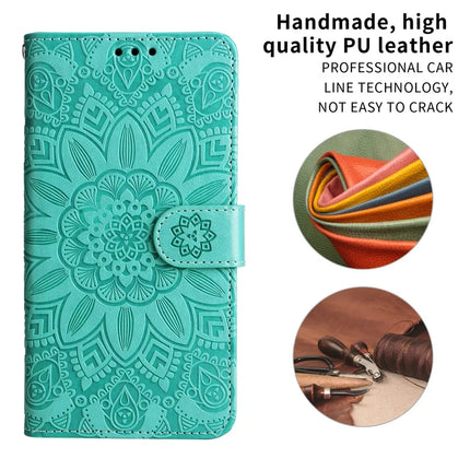 For Oppo Reno13 Pro 5G Case Sunflower Imprint Leather Wallet Phone Cover
