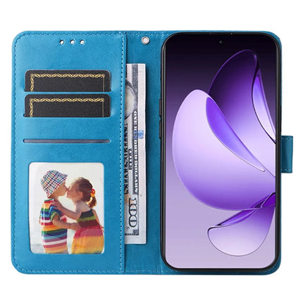 For Oppo Reno13 Pro 5G Case Sunflower Imprint Leather Wallet Phone Cover