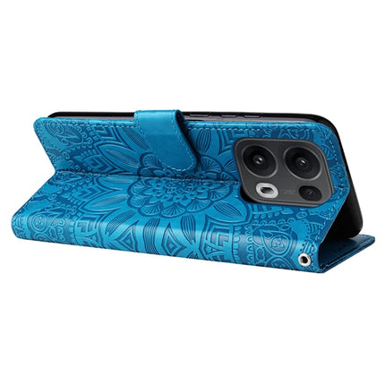For Oppo Reno13 Pro 5G Case Sunflower Imprint Leather Wallet Phone Cover