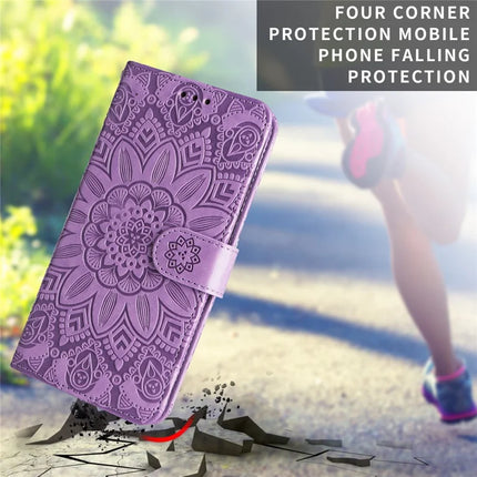 For Oppo Reno13 Pro 5G Case Sunflower Imprint Leather Wallet Phone Cover