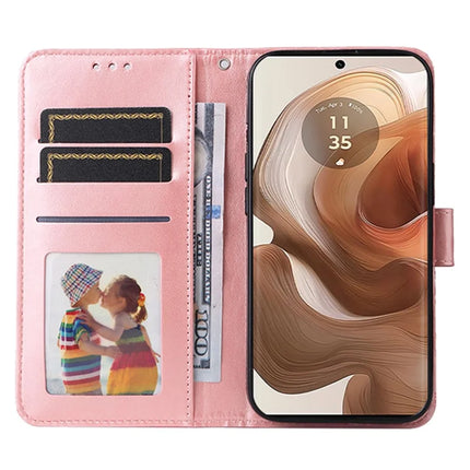 Wallet Case for Motorola Edge 50 Ultra 5G / Moto X50 Ultra 5G Leather Phone Cover Sunflower Imprint