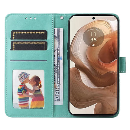 Wallet Case for Motorola Edge 50 Ultra 5G / Moto X50 Ultra 5G Leather Phone Cover Sunflower Imprint