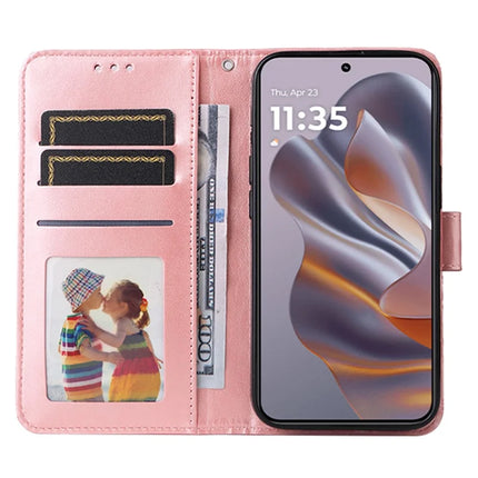 Wallet Case for Motorola Edge 50 Neo 5G / Moto S50 5G / ThinkPhone 25 5G Leather Phone Cover Sunflower Imprint