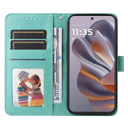 Wallet Case for Motorola Edge 50 Neo 5G / Moto S50 5G / ThinkPhone 25 5G Leather Phone Cover Sunflower Imprint