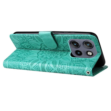 Wallet Case for Motorola Edge 50 Neo 5G / Moto S50 5G / ThinkPhone 25 5G Leather Phone Cover Sunflower Imprint
