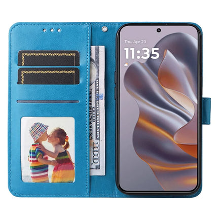 Wallet Case for Motorola Edge 50 Neo 5G / Moto S50 5G / ThinkPhone 25 5G Leather Phone Cover Sunflower Imprint