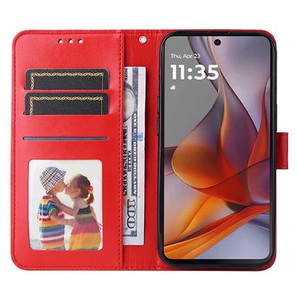 For Motorola Moto G75 5G Case Sunflower Imprint Leather Wallet Phone Cover