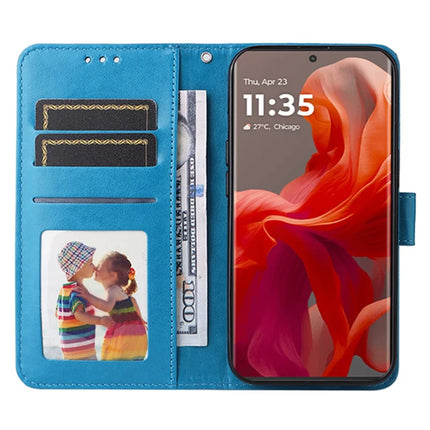 For Motorola Moto G85 5G  /  S50 Neo 5G Case Sunflower Imprint Leather Wallet Phone Cover