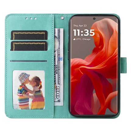 For Motorola Moto G85 5G  /  S50 Neo 5G Case Sunflower Imprint Leather Wallet Phone Cover