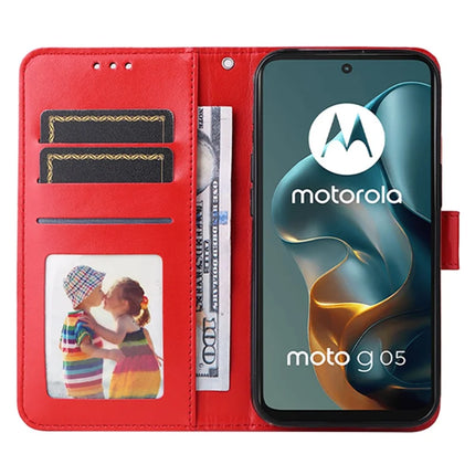 For Motorola Moto G05 4G / E15 4G Case Sunflower Imprint Leather Wallet Phone Cover
